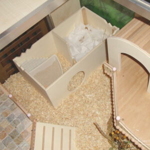 Hamster-Schlafhaus mit mehreren Kammern (Bild S008)